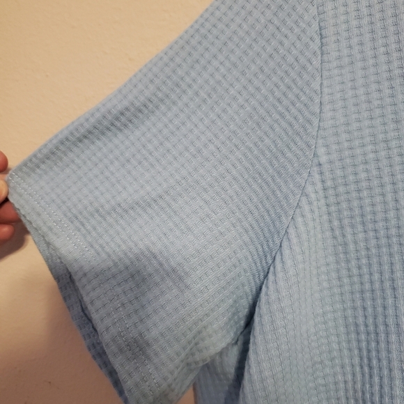 Soft surroundings waffle knit lined top. Ladies size large - Picture 4 of 7